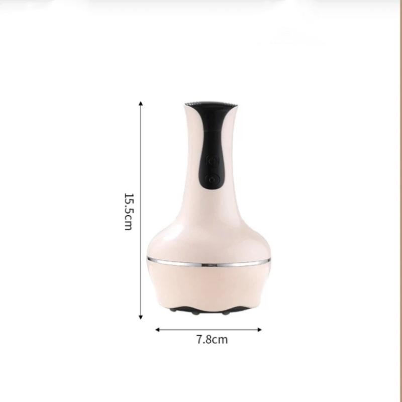 Usb Rechargeable Abdominal Massager For Hot Compress And Adjustable Guasha Cupping Intensity Arm And Leg Massage Handheld