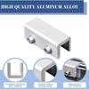 10-1Pc Window Lock Stopper Aluminum Alloy Sliding Window Anti-theft Lock Window Sliding Door Baby Kids Child Safety Doors Lock