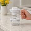 Manual Yogurt Press Greek Strainer, Spiral Pressing Structure Making Kit, Effective Separation Maker of Whey Presser, Thick Creamy for Home