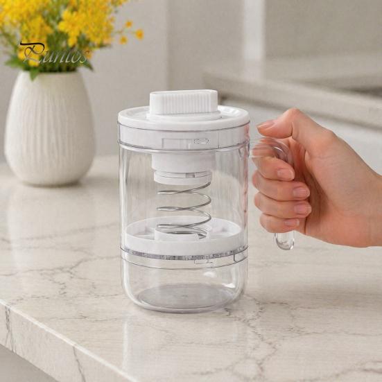 Manual Yogurt Press Greek Strainer, Spiral Pressing Structure Making Kit, Effective Separation Maker of Whey Presser, Thick Creamy for Home