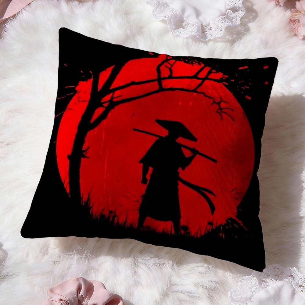 N-Ninja S-Scroll Spiel Kissenbezug Premium Komfort Wendbarer Kissenbezug -Zwei in Einem Design für Jeden Raum & Autoinnenraum