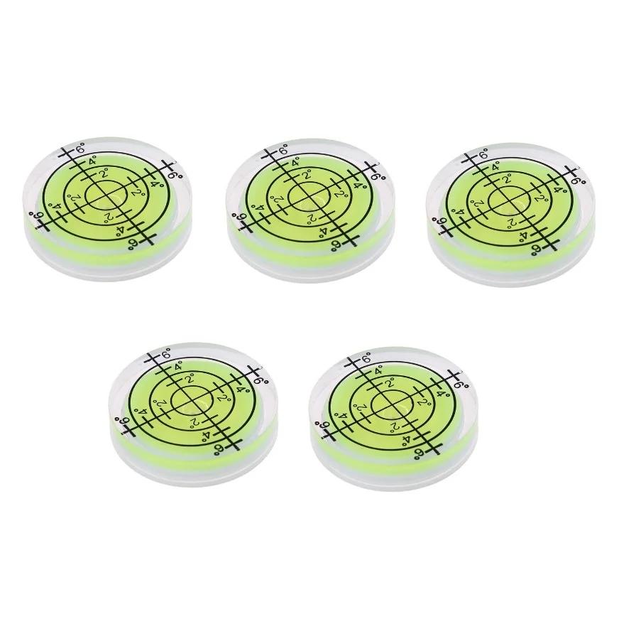 1pc 32mm Round Horizontal Bubble Level For Spirit Level For Carpentry Measuring Level Circular Measuring Meter
