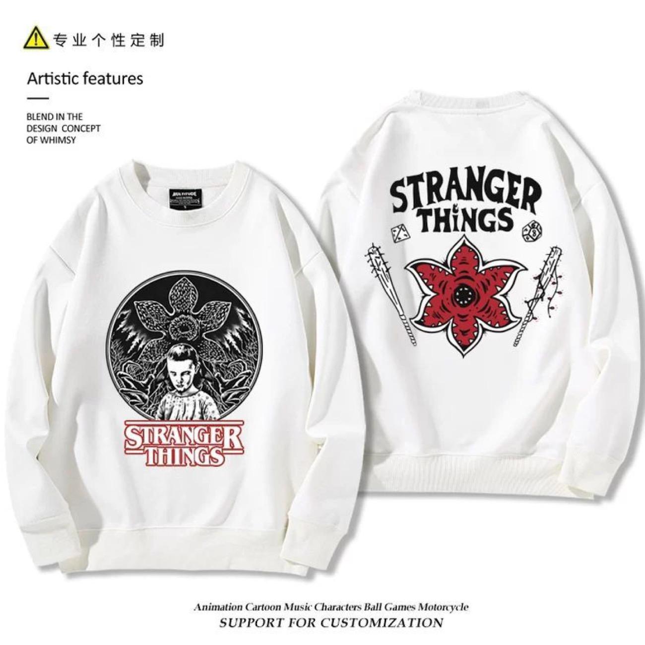 

Світшот Stranger Things Пальто Мода осінній одяг white12-XXXL білий