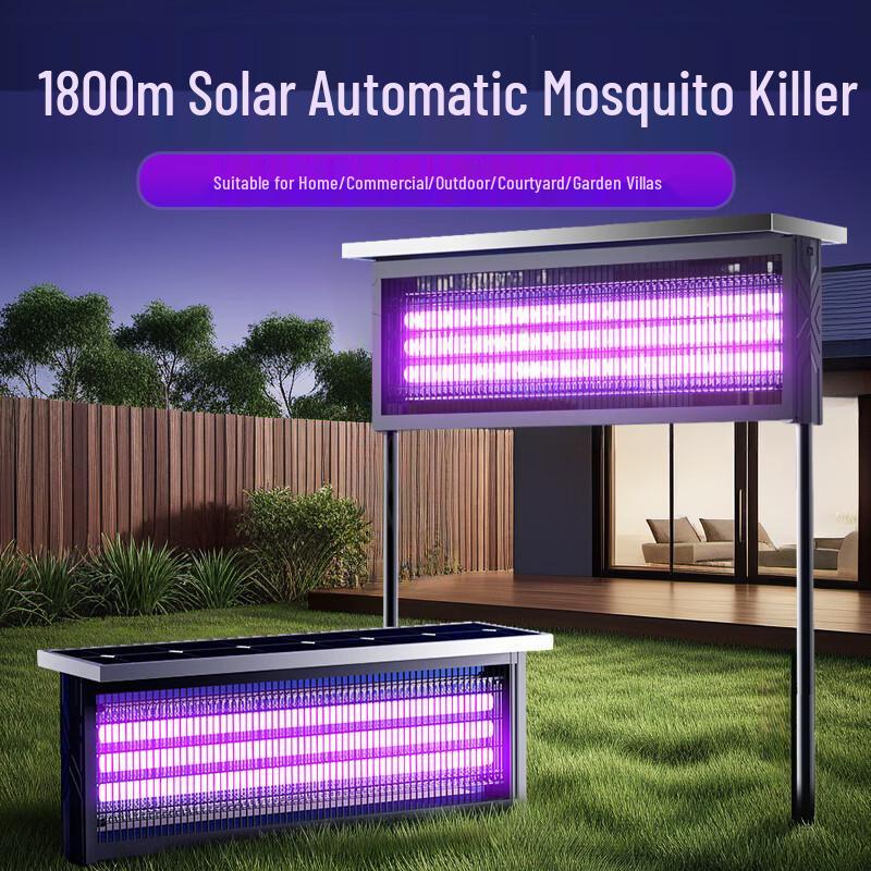 DEREMBO Solar Outdoor Mosquito Killer Lamp