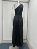 2025 New Off-Shoulder High-Slit Sleeveless Long Dress - European and American Women's Fashion