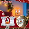 Gnome Dwarf Bonfire Flashing Night Light, Gnome Dwarf Fire Marshmallow Night Light, 4 Inch LED Fake Bonfire Night Light Plugs Into The Wall