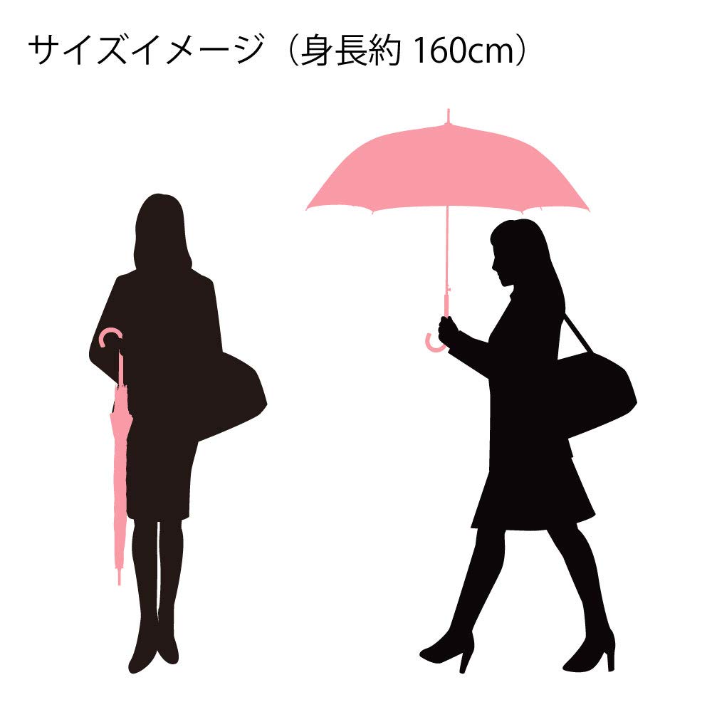 Ogawa Moomin Parasol for Women, Flower and Reading Design, Rain or Shine, Water-Repellent, UV-Repellent, 60cm, 7 Ribs, 85891