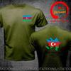 Lustiges Design Aserbaidschan Flagge Karte Shirt Unisex Mode Trendig Freizeitkleidung Stilvolle Oberteile T-Shirt Freizeit-T-Shirt Unisexs T-Shirt
