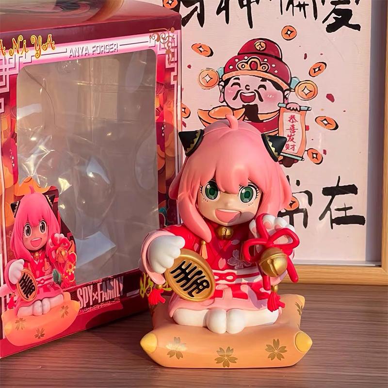 In Stock 16cm Anime Spy x Family Anya Forger Lucky Kimono Ver. PVC Figure Collectible Model Toys Ornament
