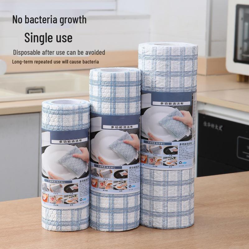 Non-stick Oil Disposable Dishcloth: Dual-Use Dry/Wet Non-Woven Kitchen Towel
