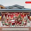 1 Piece Christmas Party Decoration Banner - Vintage Red Truck with Gifts Merry Christmas Text