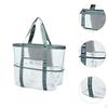 Beach Tote Foldable Mesh Bag for Women Men Vacation Essentials Travel