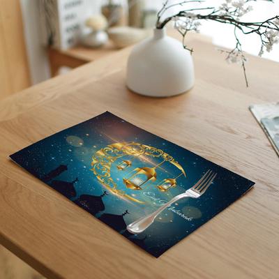 Ramadan Festival Dekoracje Restauracja Hotel Creative Household Table Mat