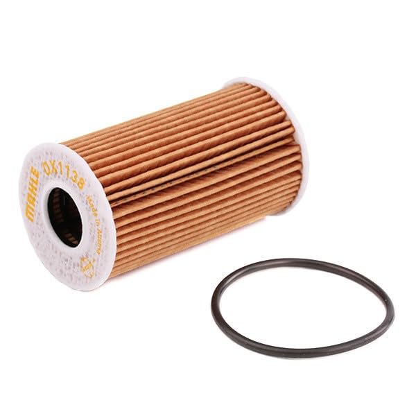 Mahle Oil Filter for Jaguar and Land Rover, 57mm Outer Diameter, 24mm Inner Diameter, 100mm Height, OX 1138D