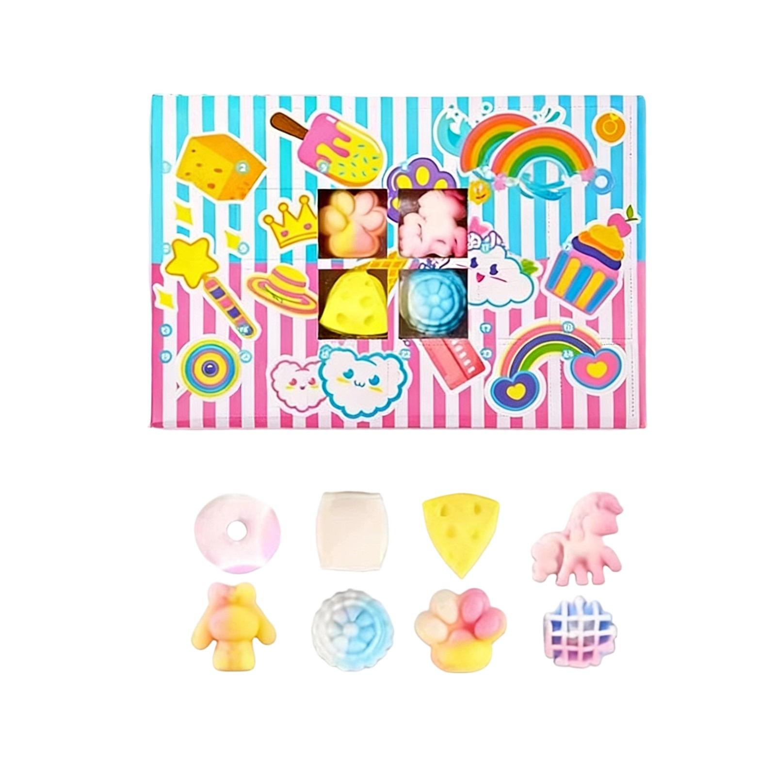 24pc 3D Plastic Stress Ball ,Cave, Vent, Soft Rubber Toy One Size