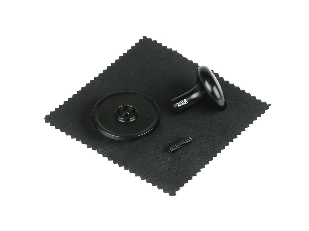 CWtek Billet Telephone Knob Type Machined Aluminum Insight Engineering TSUBA Knob, 01/A/BK, Alloy, Black, (Knob + Set)