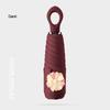 New Macaron Color Five-Fold Ultra-Light Sun Protection Compact Mini Umbrella with Buckle Handle