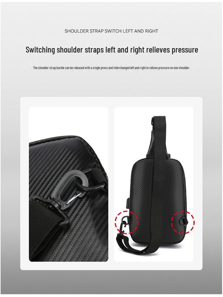 Men's 2025 Summer Trendy High-End Casual Sport Crossbody Chest Bag