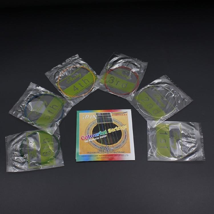 Set of 6 Guitar String Replacements Acoustic Guitar Strings Part Stainless Steel