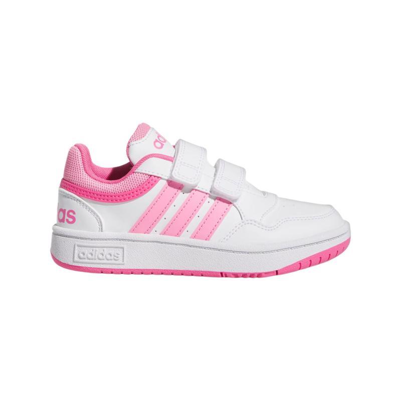 Adidas HOOPS 3.0CFC Low-Top Kids Lifestyle Shoes Pink White Kids' Sneakers IG6105