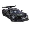 1/32 Koenigsegg Jesko Cool Simulated Sports Car Alloy Model, High-quality Alloy Material, Simulated Sound Effect, Return To Power