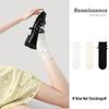 Renaissance Mesh Bow Mid-Calf Socks for Girls - Breathable, Summer Style
