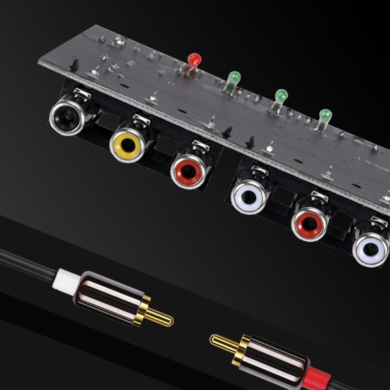 High Accuracy Sound Processor Transforming SPDIF Coaxial Stereo Signals into 5.1 Analog Surround Sound for Enhances Listen
