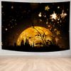 Starry Sky Landscape Tapestry Moon Large Tapestry Landscape Wall Hanging Living Room Bedroom Boho Home Decor