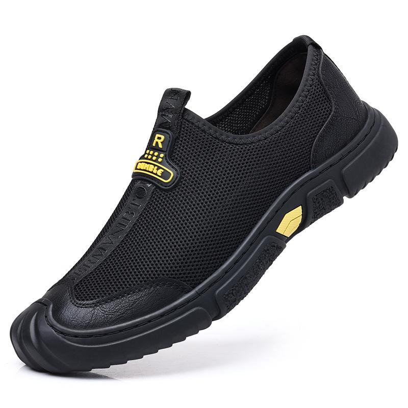 Fashion Casual Men Shoes Luxury Loafers Breathable Mesh Men Sneakers High Quality Outdoor Walking Shoes Fashion Light Running Shoes Male