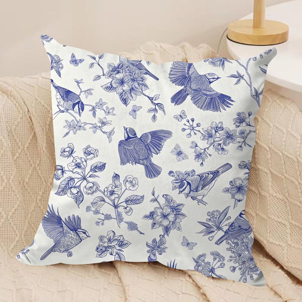 Bohemian Style Texture Cushion Cover Short plush Doublesided Print Square Throw Pillow Covers Sofa Home Cushion Decor