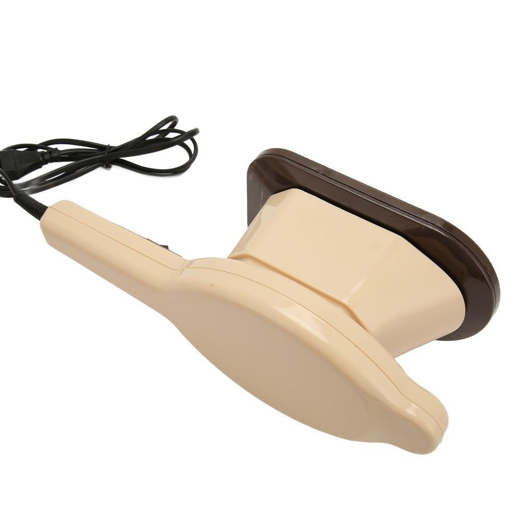 Electric Handheld Massager with 3 Massage Heads Heating Iron Shape Percussion Body Massager for