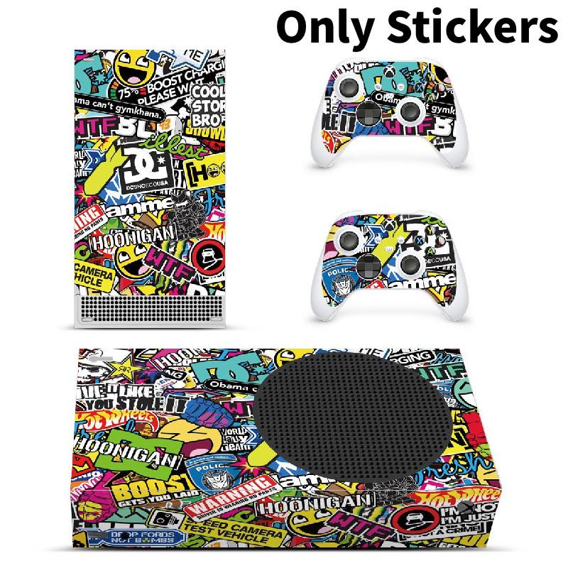 

Leaves Large Shaped Xbox Series S Console 2 Controllers Skin Cover Sticker Style A