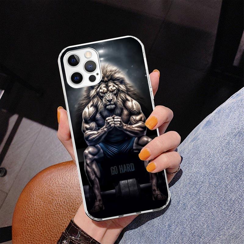 Lion Alpha Male Cub King Phone Case For iPhone 17 Air 16 Pro Max 16E 15 + 14 Plus 11 12 13 Mini 7 8 SE Gift Print Cover Fundas 1