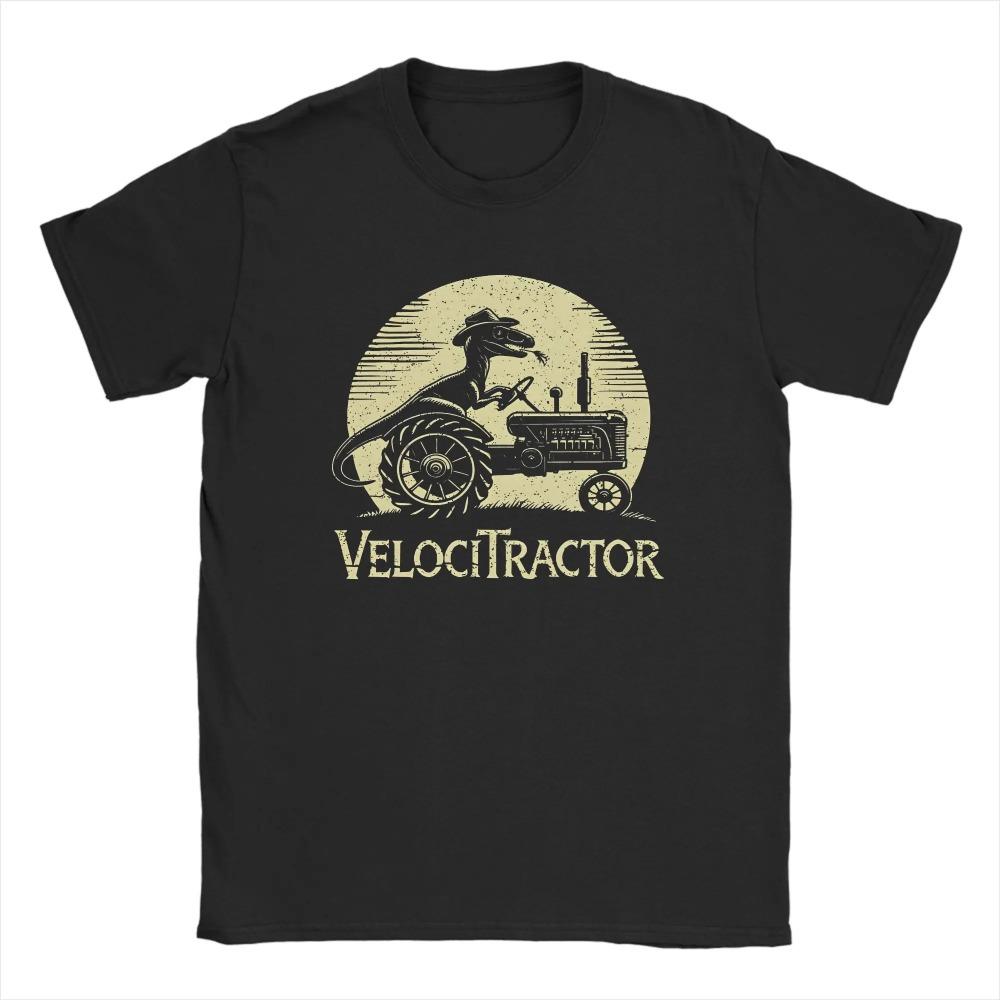

Men s VelociTractor T Shirts Pure Clothes Novelty Short Sleeve Crew Neck Tee Shirt Gift Idea T-Shirt XXXXXL чёрный