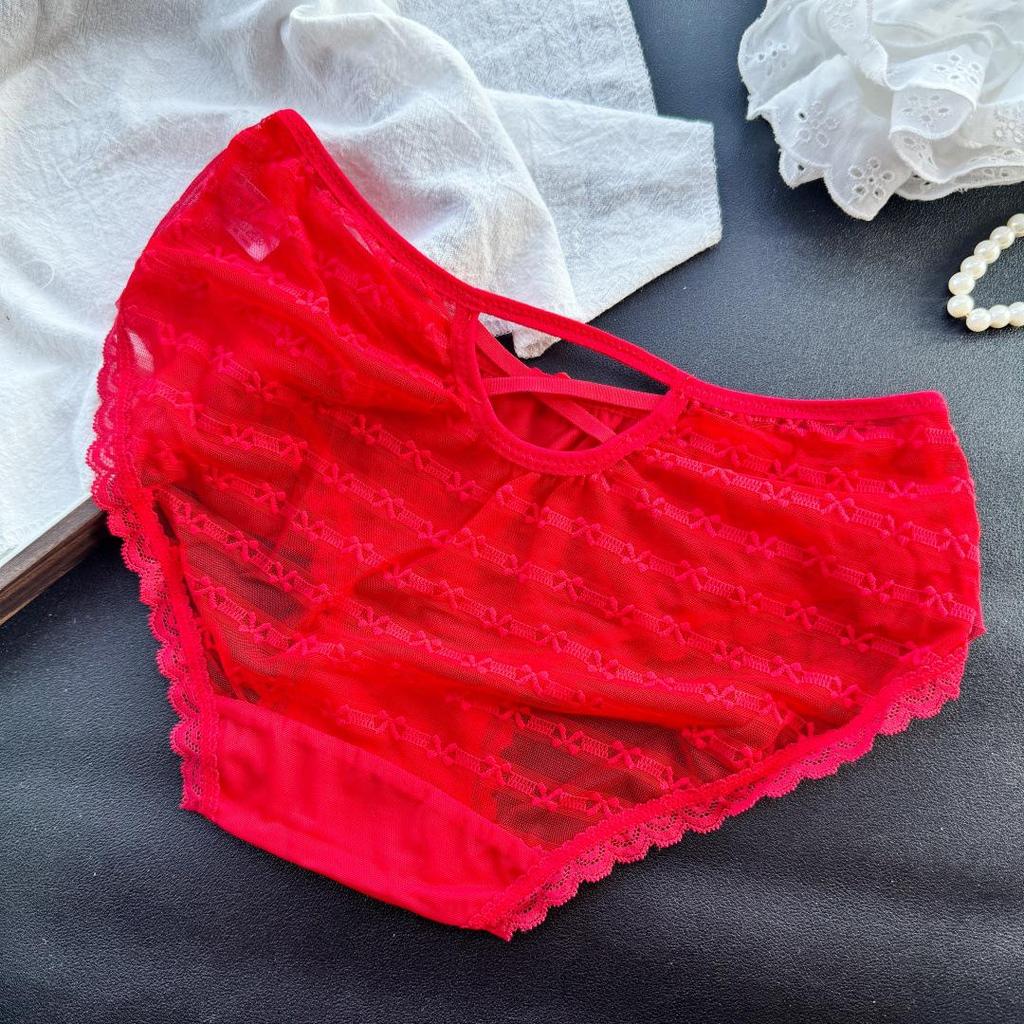 Clearance Ice Silk Lace Low-Rise Women's Panties