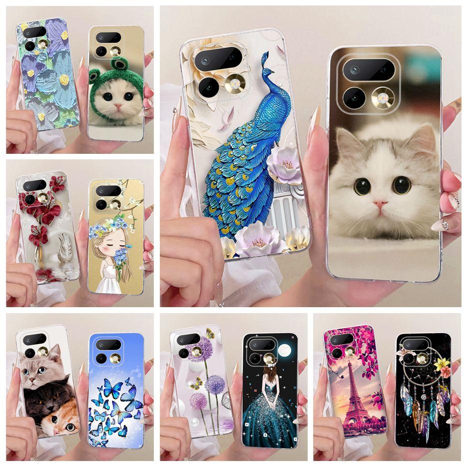 For Realme 16 Pro Plus Case RMX5131 Cute Cat Peacock Painted Cover Soft Slim Phone Case For Realme 16 Pro Realme16 Pro+ 5G Shell