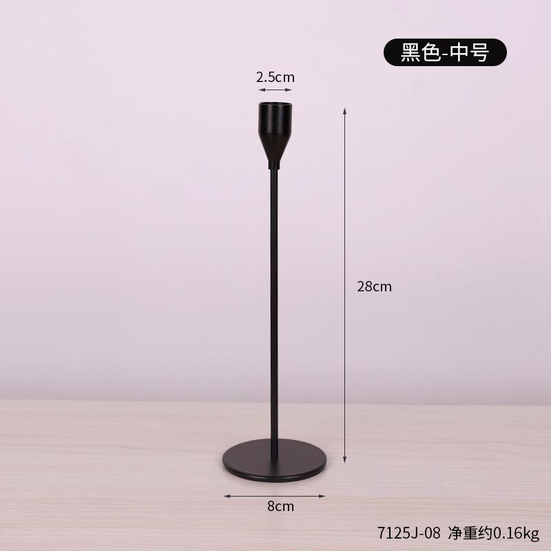 Metal Candle Holders Luxury Candlestick Fashion Wedding Candle Stand Exquisite Candelabra Table Home Decorations