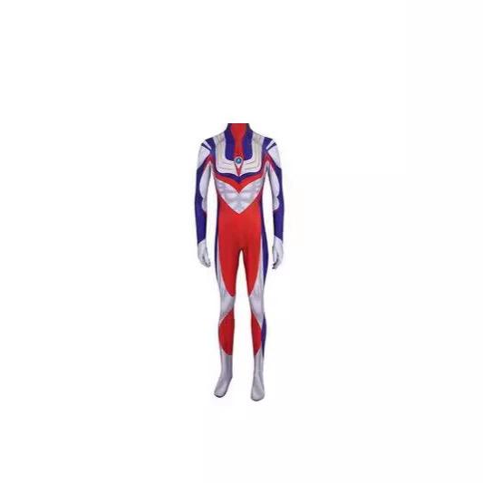 Halloween-Kostüm für Erwachsene und Kinder Gesalzenes Ei Superman Ultraman Tiga Overall Helden Cosplay Kostüm