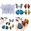 Resin Jewelry Molds Earring Silicone Molds Butterfly-Wing Epoxy Resin Casting Molds with Hole for DIY Pendant,Keychains