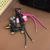 Unique Designs Sausage Dog Keychain Individualized Rope Key Accessory Featuring Adorable Sausage Dog Figure Keyrings