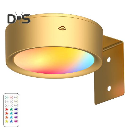 

Магнитная лампа для рисования с 13 режимами освещения, работающая от батареек, перезаряжаемая, беспроводная, с дистанционным управлением, художественная лампа 1pc золотистый