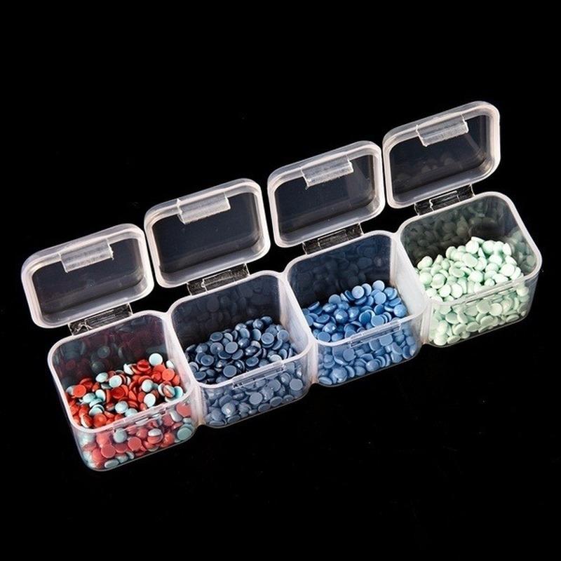 1PC Diamond Painting Tools 28 Cells Plastic Storage Box Tool Accessories For Diamond Painting Embroidery