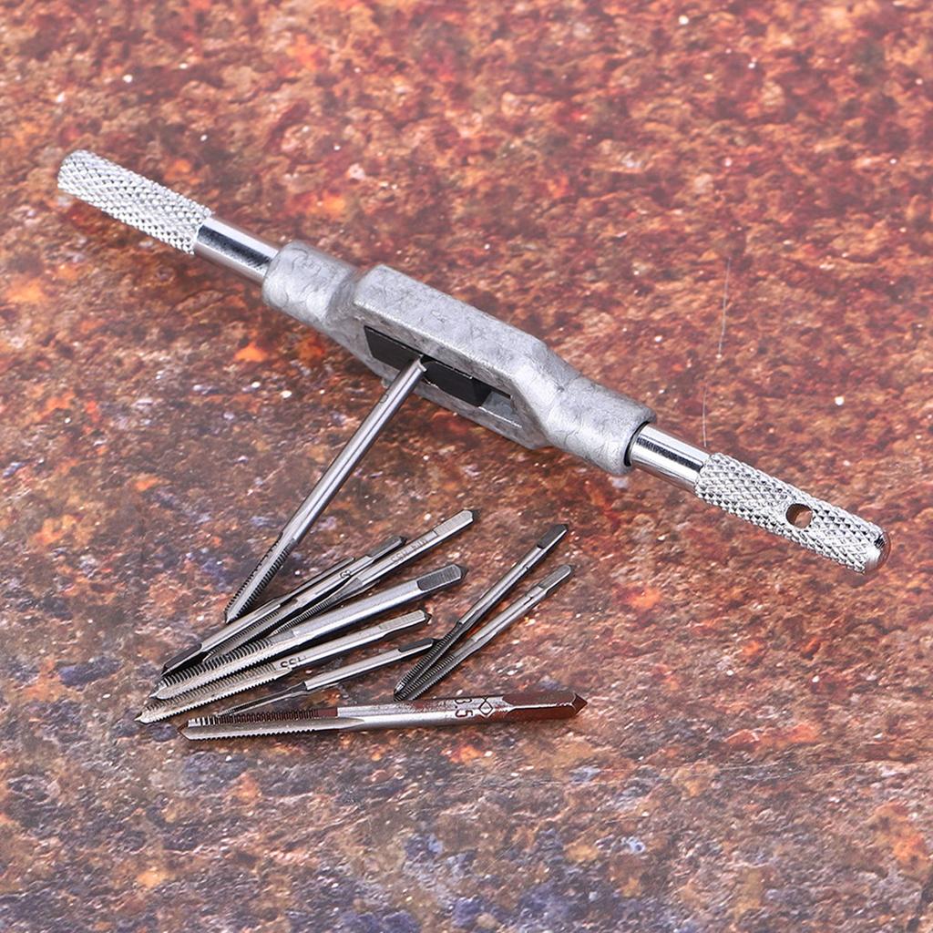 Mini Screw Tap Set Tapping Tool Screw Machine Accessory High-Speed Steel M1 M3.5 Hand Tool Accessories Mini Tap Screw Tap