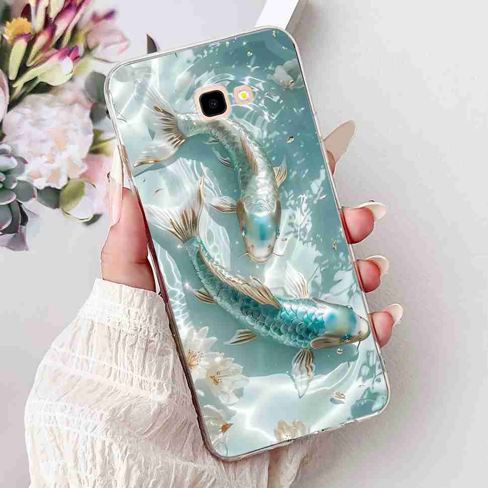 For Samsung Galaxy J4+ SM-J415F Case Luxury Butterfly Flowers Soft Silicone TPU Cover For Samsung J4+ J4 Plus Phone Shell Capa