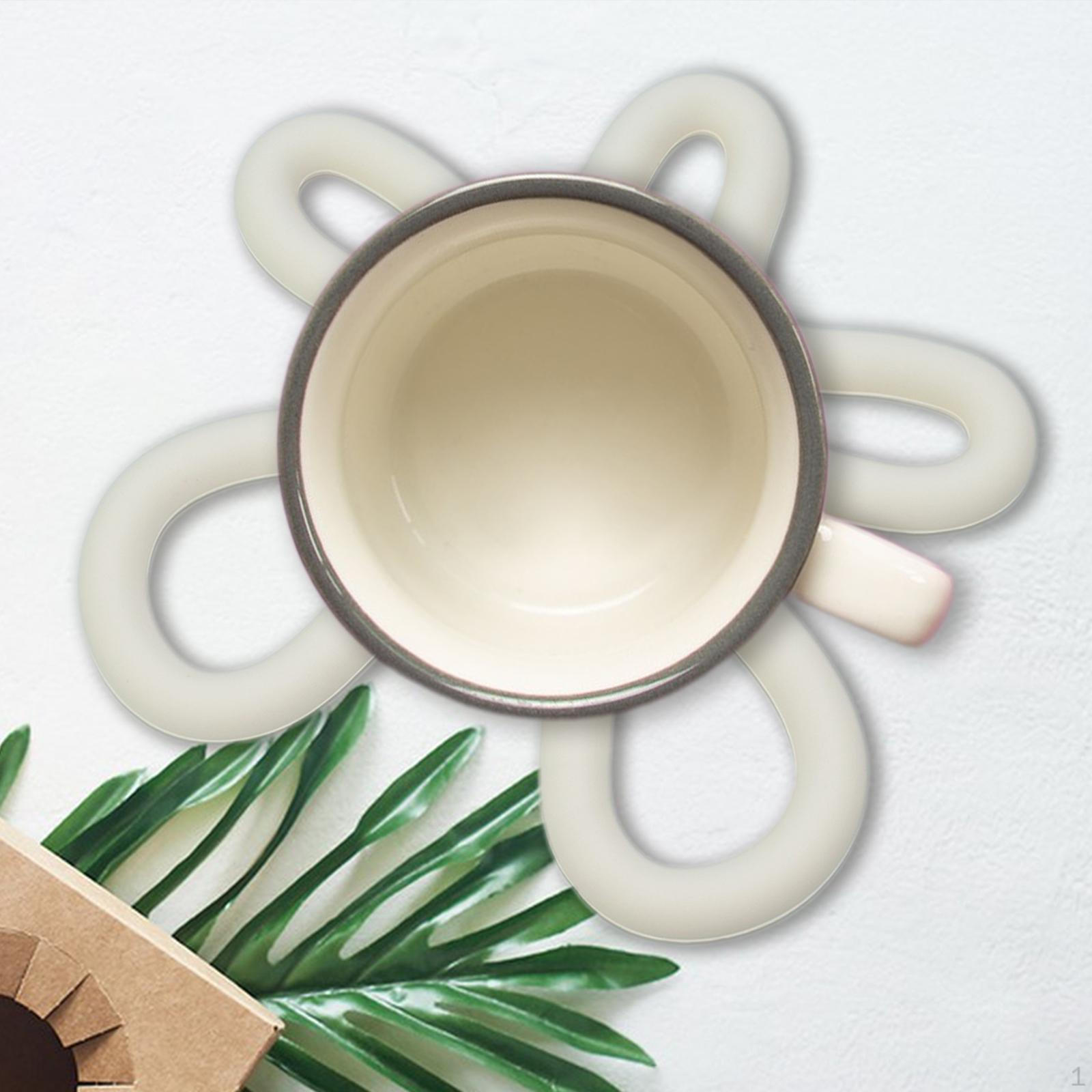 

Силиконовый коврик для подставки, держатель для кастрюли, креативный многоцелевой стол для чашек для бара White