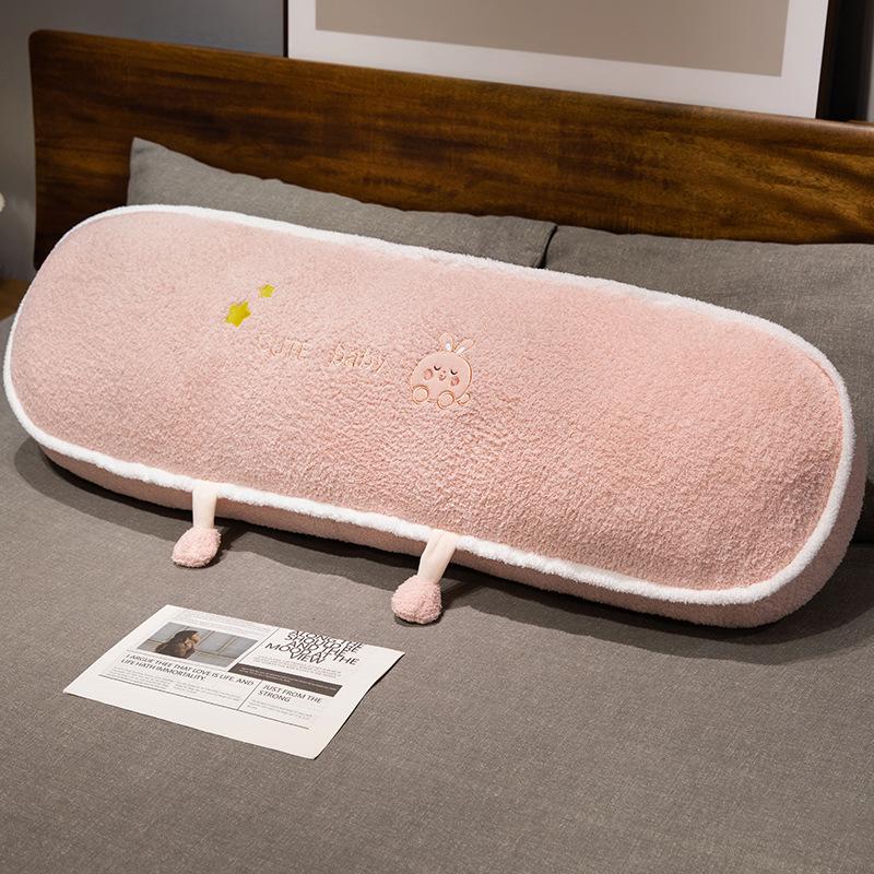 Removable And Washable Cartoon Animal Long Pillow Girl Bed Sleeping Sandwich Leg Long Throw Pillow Plush Single Double Pillow