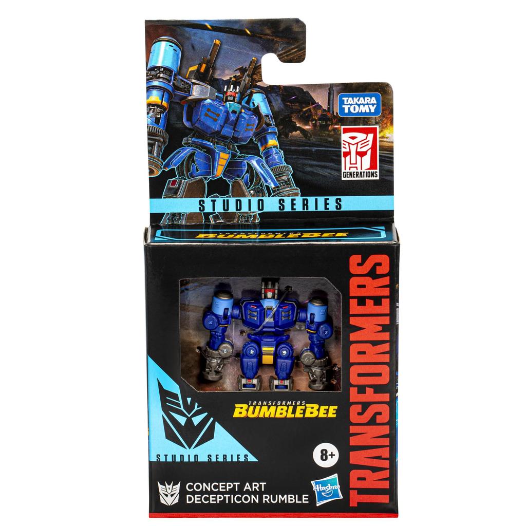 Transformers Toys Studio Series Core Bumblebee Concept Art Decepticon Rumble Conversion Action Figure F8749 3.5" 8+,