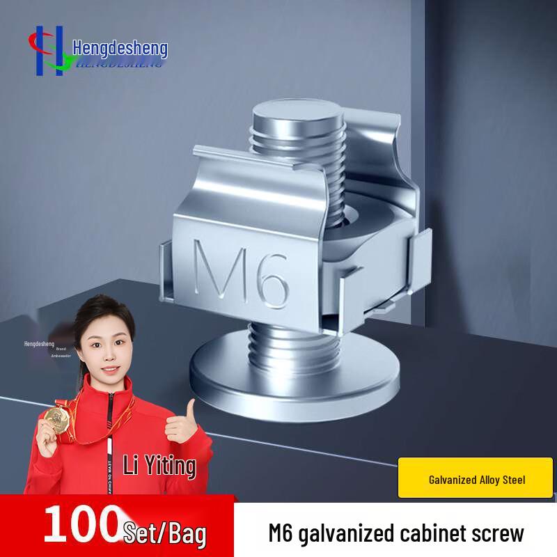 M6 Server Rack Fixing Screws & Cage Nuts