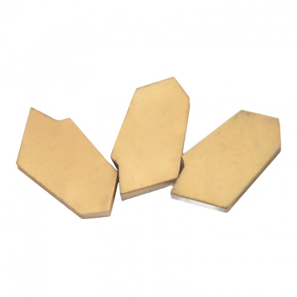 10 Pcs ZQMX 3N11-1E SP300 GTN-3, 3mm Cut-Off Grooving Carbide Inserts CNC Tools