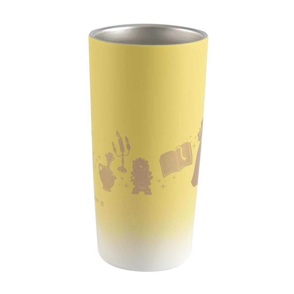 Disney Stainless Steel Vacuum Tumbler Princess Belle Gradient 440ml